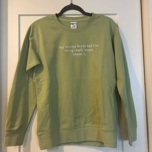Green Crewneck Sweater